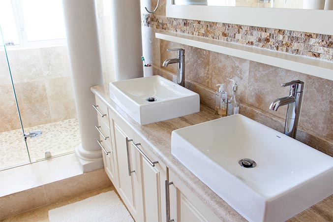 Dual Sink Installation from Bathroom Remodeling Contractor | Sunset Coast Construction Services, LLC